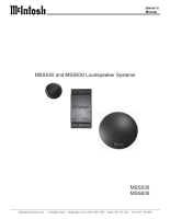 McIntosh MSS-530-MSS-630 - Owners manual 